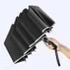 Fully Automatic 12 Ribs Umbrella Windproof Strong Big Folding Umbrella for Women Double Layer Golf Rain Umbrella
