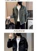 2025 Trendy Men's Hipster Embroidered Workwear Jacket, Spring/Autumn Style Casual Top