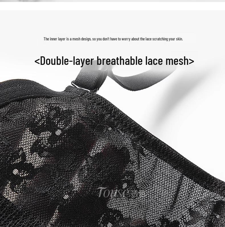 Sexy Lace Push Up Bra Set: Enhances Small Bust with Lift & Support, Anti-Sagging Design