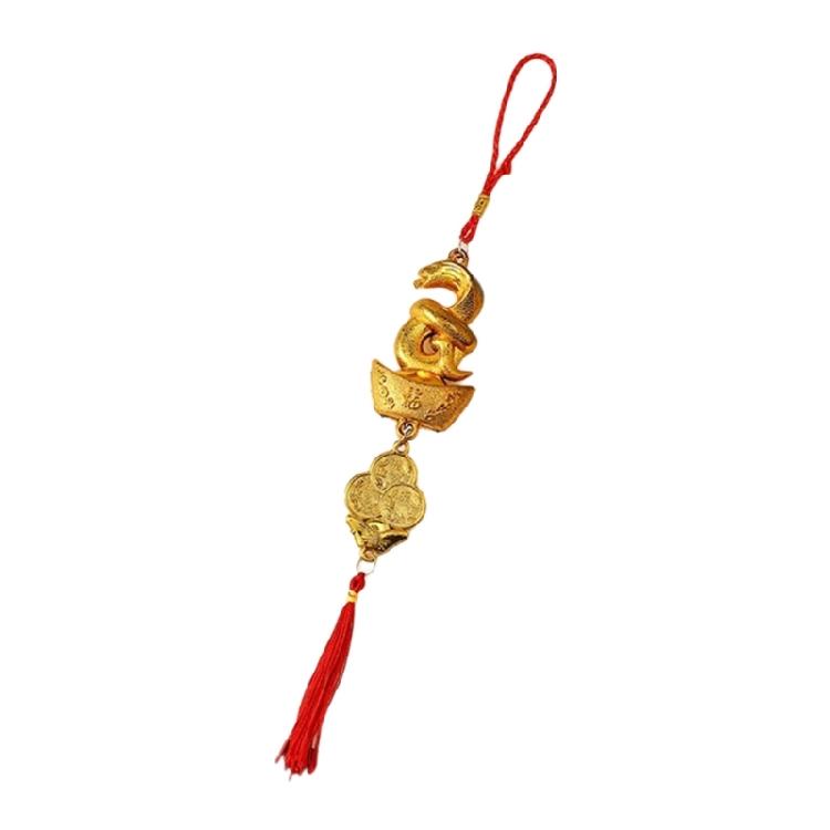 2025 Years of The Snake Pendant Snake Lucky Charm Decorative for Chinese New Years Prosperitys and Elegant Decoration