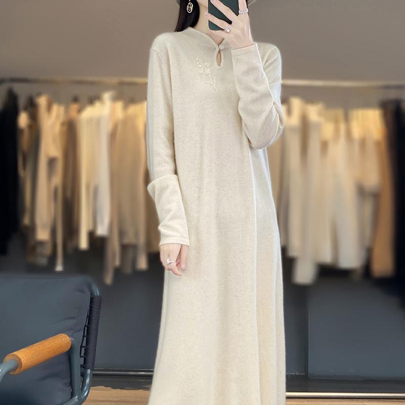 Casual Retro Merino Wool Long Sleeve