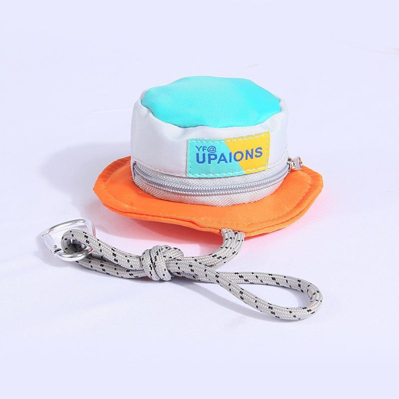 

Конфетный цвет креативная шляпа сумка для наушников мини шнурок для хранения мелочи маленькая сумка мужской рюкзак подвеска кошелек для монет