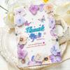 Yoofun 50pcs/lot Creative PET Flower Stickers for Gift Card Photo Frame Journal Scrapbooking Decoration Label Stationery