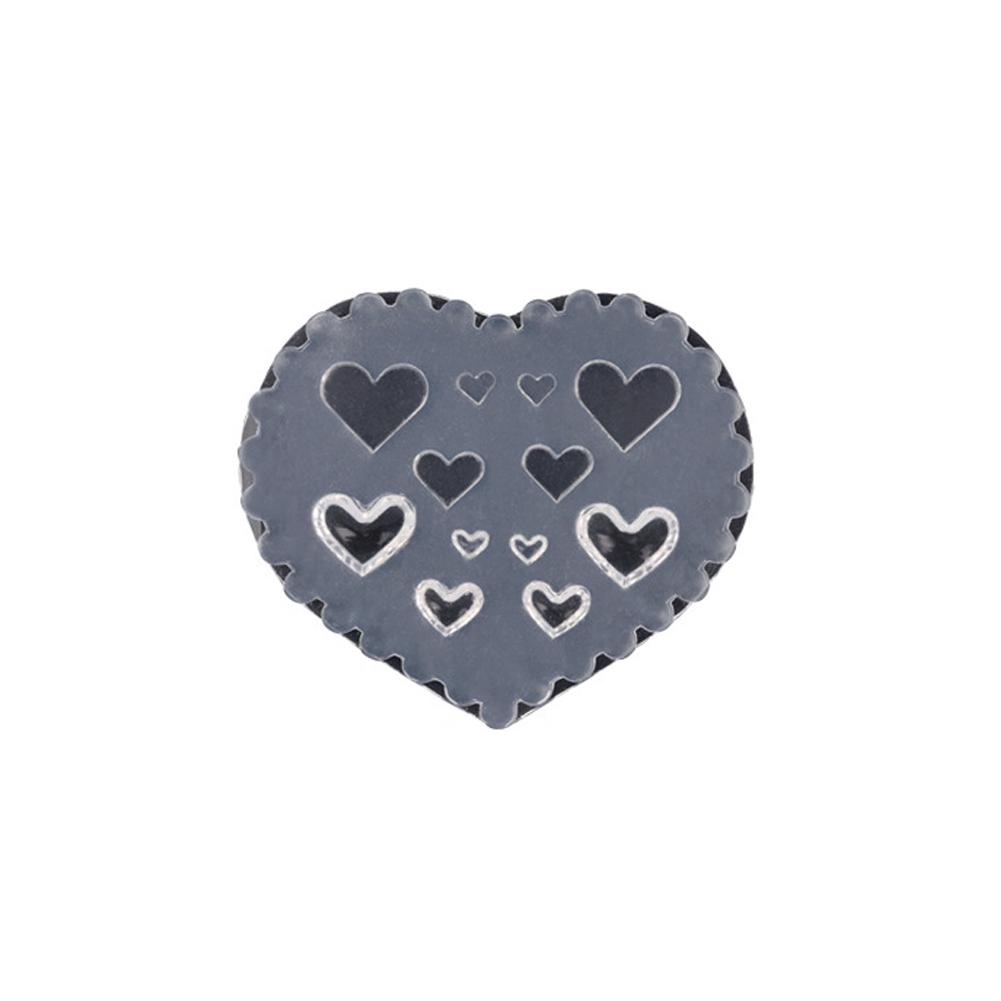 Bowknot Nail Carving Decor Heart Fingernail Love Ornament Stamping  Stencil