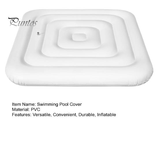 Zwembadafdekking Vierkante opblaasbare hot tubafdekking Waterdichte stofdichte beschermhoes voor thuis buiten