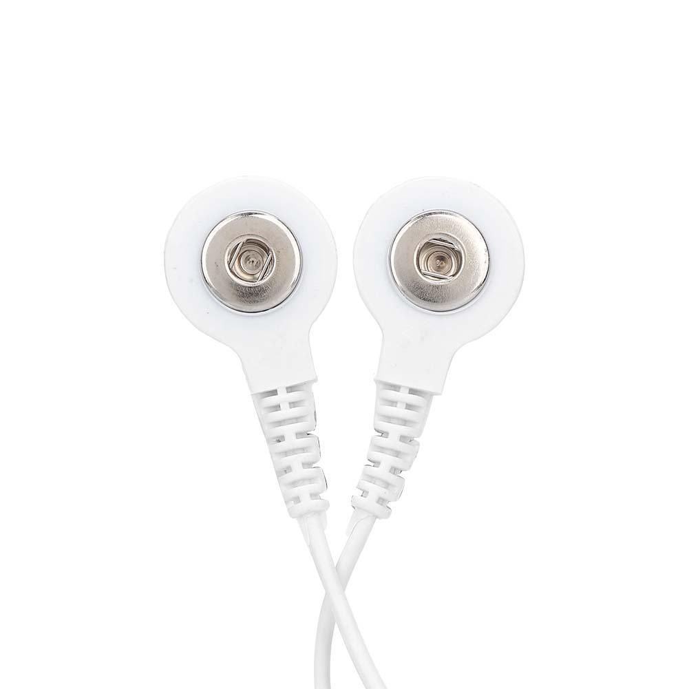 10pcs 3.5mm Button Type Electrode Lead Wires Cable for TENS Unit Physiotherapy Machine