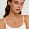 Luxury Zircon Long Drop Pendant Necklace Stainless Steel Elegant Tassel Chain Necklace for Women High Quality Fashion Jewelry