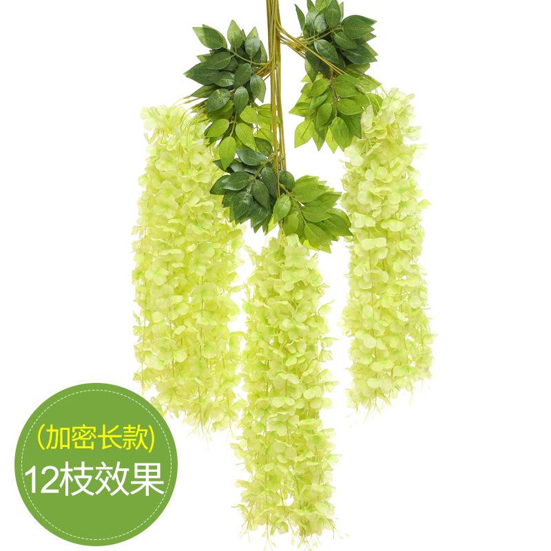 Simulation Wisteria Flower, Wedding Arch Decoration Promenade Simulation Bean Flower Branch Bean Flower Hanging, Vine Plant Fake Flower