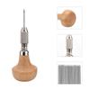 Beading Tool Jewelry Milgrain Tool Set Milgraining Wheels Wooden Handle Vise Stone Setting Milgrain Edges for Jewelry