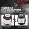BEVINSEE Steel Rear Trailing Arm Bushing Set For BMW E90 E92 E93 E91 M3 E82 E87 X1 E84 3 Series 1 Series Replaces 33326763092