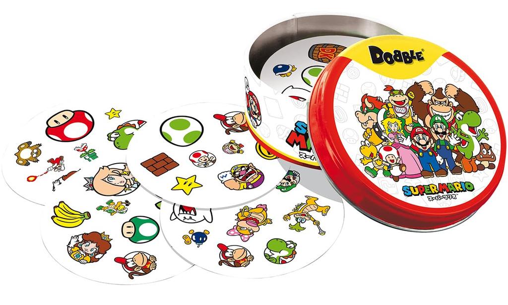 Dobble Super Mario 15 Ages 6 and (2-8 Players, Minutes, Up)