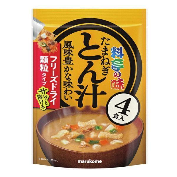 Japan Marukome Ryotei No Aji Freeze-Dried Granulated Miso Soup 4-Serving Pack / 6-Serving Pack