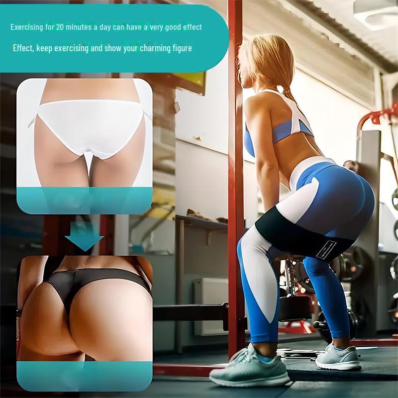 Anti-slip Yoga Hip Belt Resistance Band for Squats and Bodybuilding