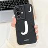 For Vivo Y29 4G V2434 Cover For Vivo Y29 4G Case Simple Fashion Letters A-Z Pattern Design Silicone Shockproof Bumper