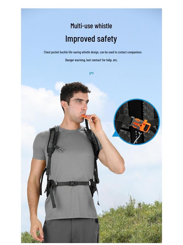 INOXTO Eagle 30L Outdoor Backpack – Large Capacity Hiking, Mountaineering & Camping Bag with Hydration Features