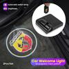LED Car Door Universal Projector High-definition Welcome Lights For Abarth 124 125 500 500e 1000ps 595 F595 GT 124 Competizione