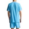 adidas Originals Logo Slim Fit Short Sleeve Soccer Shirt Men Tops Blue JN8479