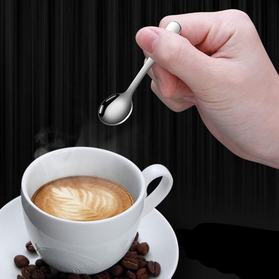 Mini Spoon 9cm Tiny Measuring Scoop for Coffee Spices Food Grade Stainless Steel Spoons for Powder Spices