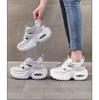 Thick-soled Inner Height Increase Mesh Breathable Fashion Dad Shoes Women's Summer New Hollow Muffin Sports and Leisure Shoes