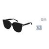 Calvin Klein Fashionable Minimalist Versatile Large Frame Face-Enhancing Sunglasses Square Sunglasses Unisex sunglasses CKJ26623SLB