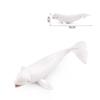 [Nekogamiyama] Beluga Whale, White Whale, Marine Life Figurine, Model, Miniature, Ornament, Interior Decor, Collectible Model