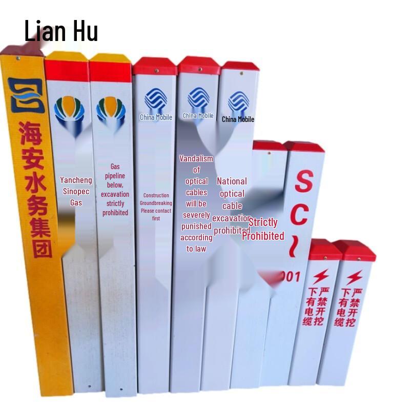 Lianhu PVC Cable Warning Marker Post