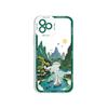 New Chinese-style Guochao Shanshui mobile phone case Apple 14promax light and transparent soft case iPhone17 summer new