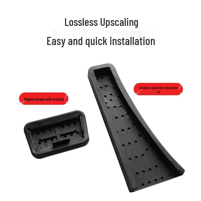 Rem- en gaspedaal van aluminiumlegering voor 2022-2024 Denza D9: Antislip Interieur Modificatie.