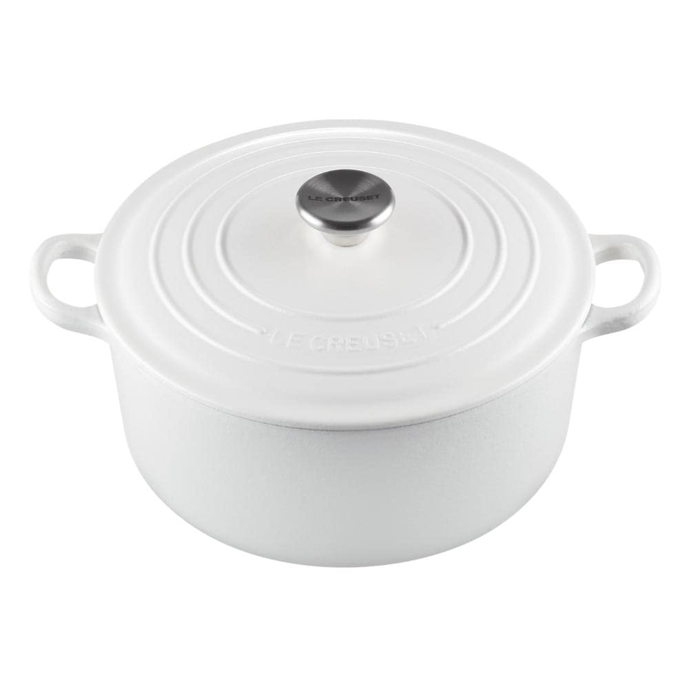 

Le Creuset Cast Enamel Pot Cocotte Ronde 24 cm Cotton Gas IH Oven Compatible Japanese [Authorized Product]