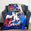 Mbappe Customize Your Name Blanket Multi-purpose Personalized Blanket Durable Comfort Great for Office Chair Living Room Home Decor Chair