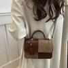 Portable Mini Travel Bag Color Blocking Ladies Crossbody Bag Messenger Bag Small Square Bag  Girls