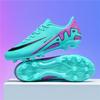Youth Adult Soccer Cleats TF Turf Shoes Grass Artificial Field Training Competition Low Cut Synthetic Leather