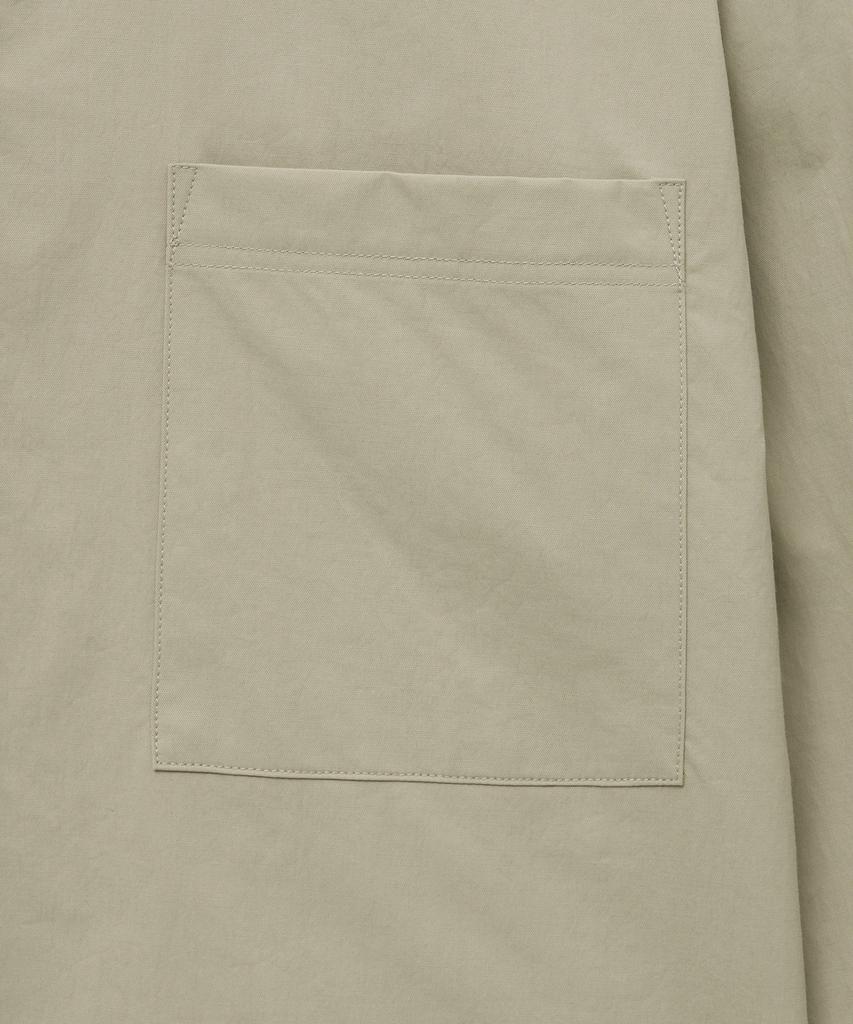 THE SATURDAY EVENING POST Basic Crop Shirts_Beige