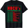 2025/HBCU Pride Shirt HBCU Success HBCU Statistics HBCU Alums T-Shirt Size S-5xl Unisex T-Shirt