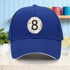 8 Ball Billiards Pool Retro Vintage Baseball Cap Unisex Polyester Casual Adjustable Headwear