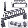 MOC Cross Track Railroad DIY Scene Building Blocks Multi Angle Curved Train Track Bricks Toys Rail Car Compatible With LEGO
