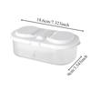 1PC Healthy Plastic Food Container Portable Lunch Box Capacity Camping Picnic Food Fruit Container Storage Box for Kids Dinner