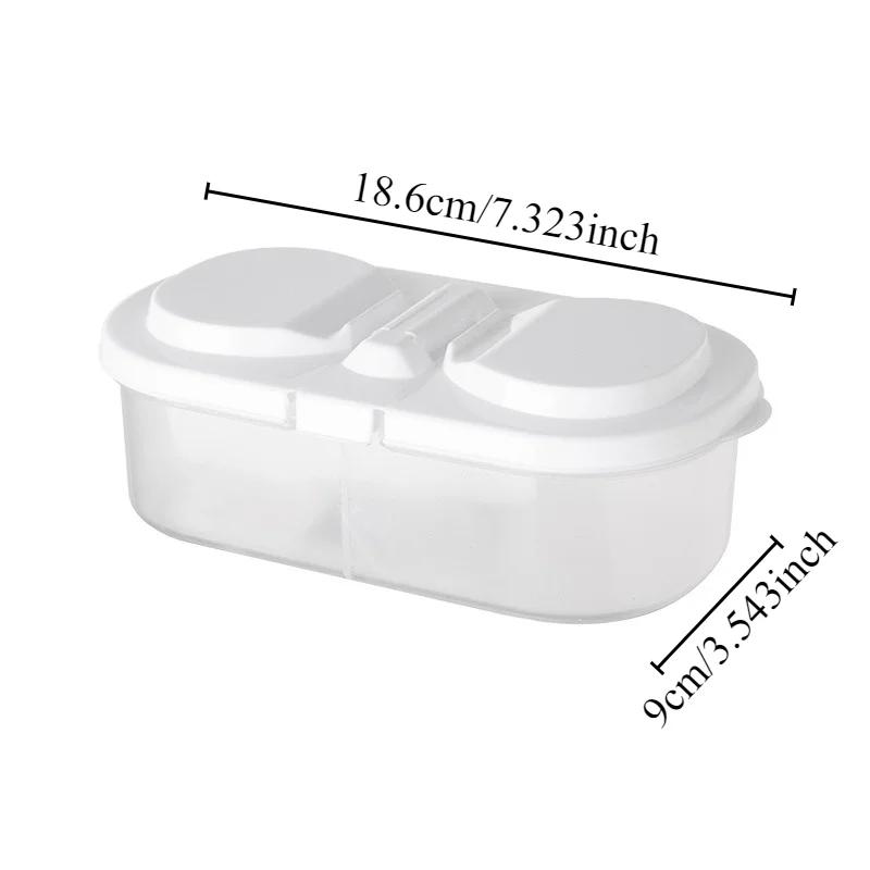 1PC Healthy Plastic Food Container Portable Lunch Box Capacity Camping Picnic Food Fruit Container Storage Box for Kids Dinner