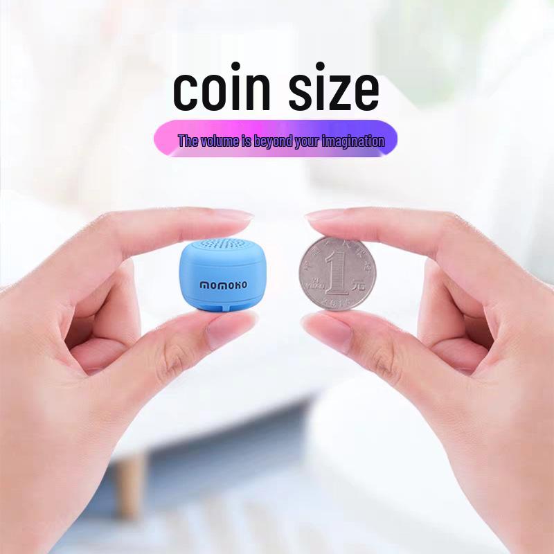 Classic Mini Bluetooth Speaker with Portable Lanyard and Card Insert Functionality