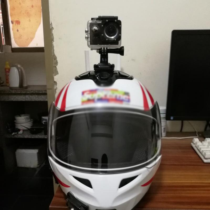 Motorcycle Helmet Chin Mount Kit Stable Non-Damaging Bracket for Hero 13 12 11 10 Motocross Stunt Performance Shooting