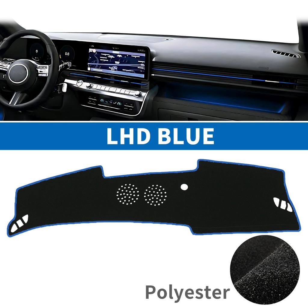 For Hyundai Kona 2024 2025 2026 (Without HUD) Accessories Sunshade Protective Carpet Dash Pad Dashmat Car Dashboard Mat