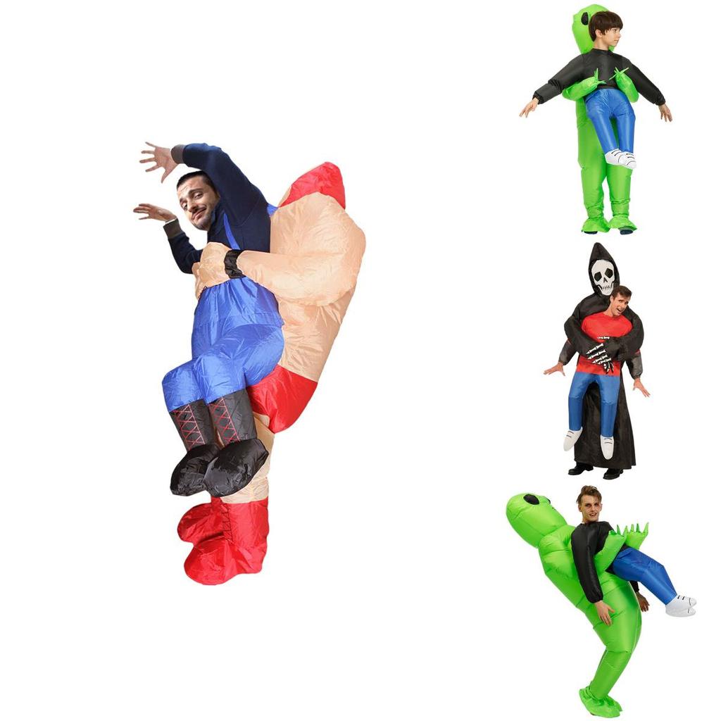 Cute Inflatable Et Costume Wrestler Outfit For Halloween Party Fun