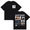 Rapper Baby Gang Tour 2025 Merch T-Shirts Herren Retro-Stil Gothic Kurzarm-T-Shirt Hip Hop Kleidung Oversized Baumwoll-Tsh...