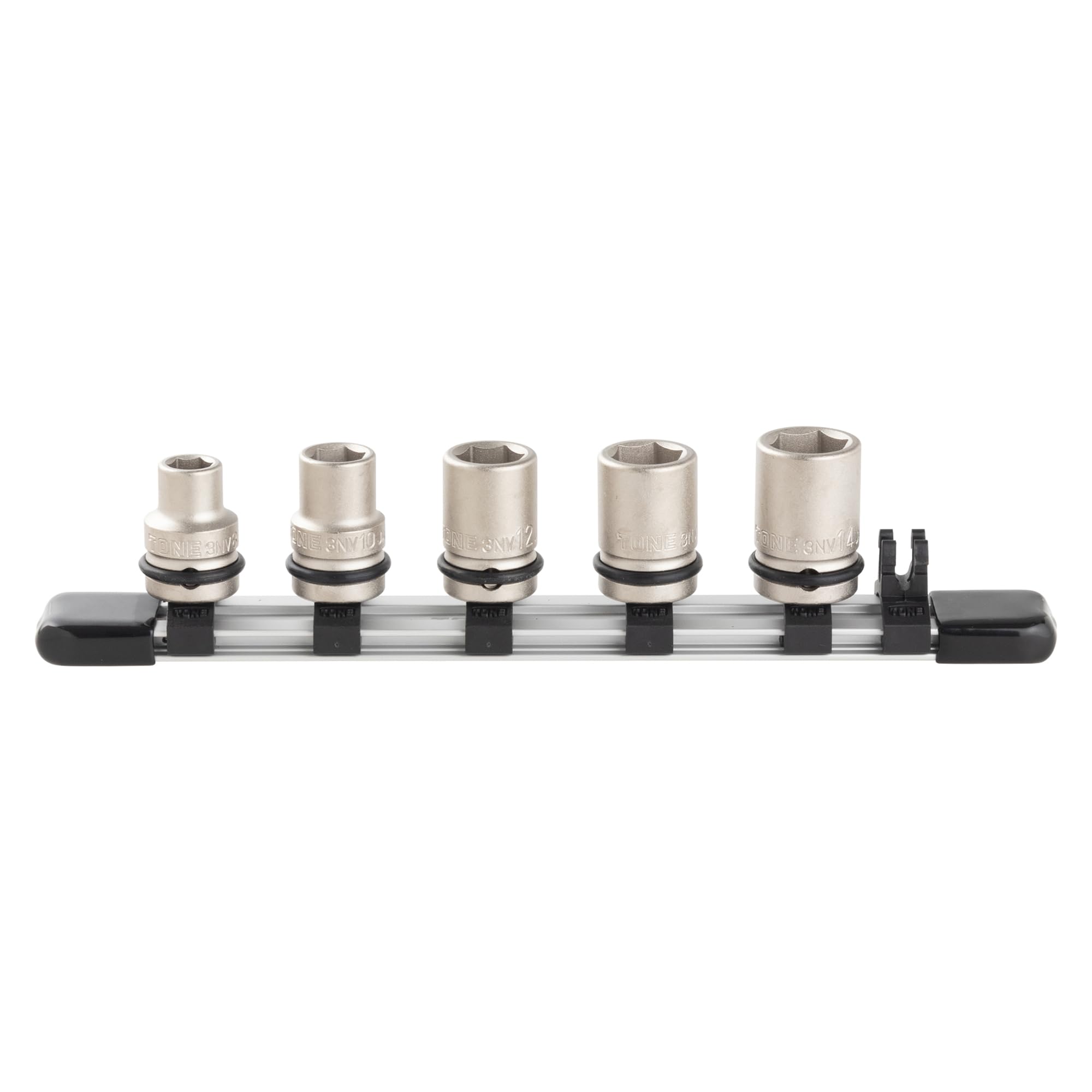

Tone Impact Socket Set 5 Pieces (with Holder) HNV305S, 9.5mm (3/8 ) Drive,