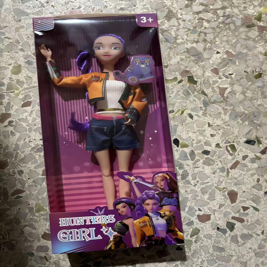 HOT Doll Toys Kpop Demon Hunters Action Figure Toy Rumi Mira Zoey Beautiful Princess Baby Girl Dolls Plastic DIY Toy for Girls