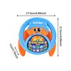 Kids Steering Wheel Toy Sensory Cute with Music Driving Controller Holder Stand for