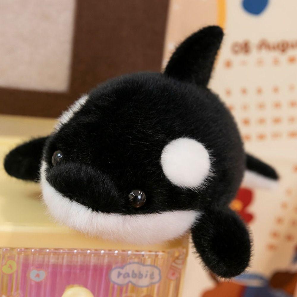 PP Cotton Sea Animals Fluffy Comfortable Simulation Stuffered Whale Doll Soft Cartoon Marine Animal Stuffed Doll