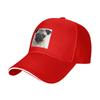 Lovely Puppy Cute Pug Dog Cap Casual Baseball Caps Adjustable Hat Hip Hop Summer Unisex Baseball Hats Customizable