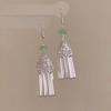 Retro Ethnic Crystal Tassel Earrings: Elegant Water Drop Design for Women