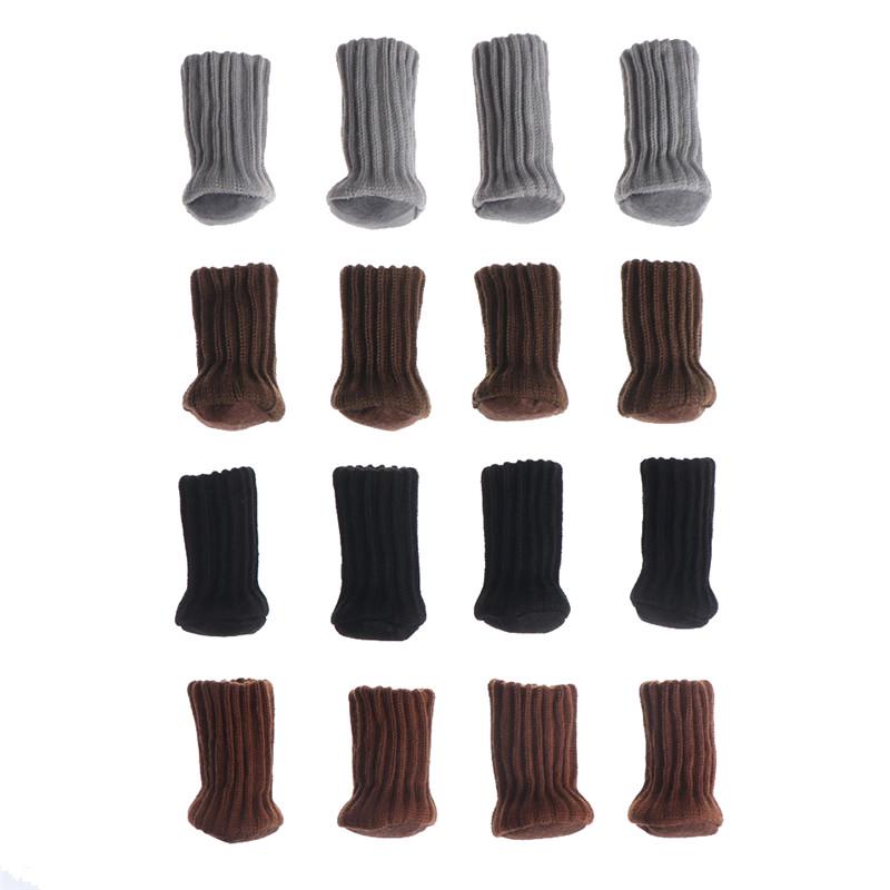 4Pcs Chair Leg Sock Cloth Floor Anti-Slip Table Foot Furniture Feet Sleeve Cover